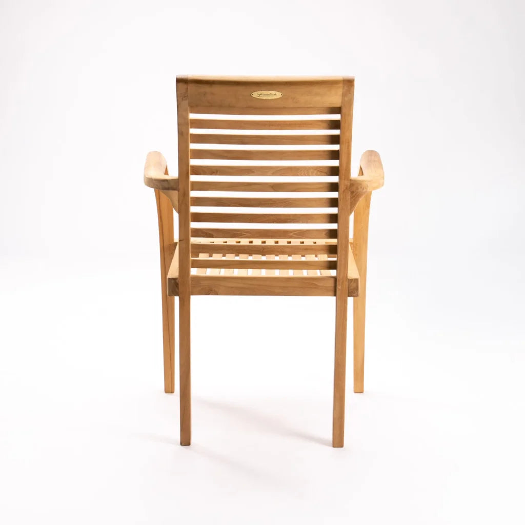 Paris Teak Stacking Chair