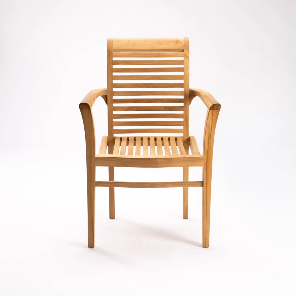 Paris Teak Stacking Chair