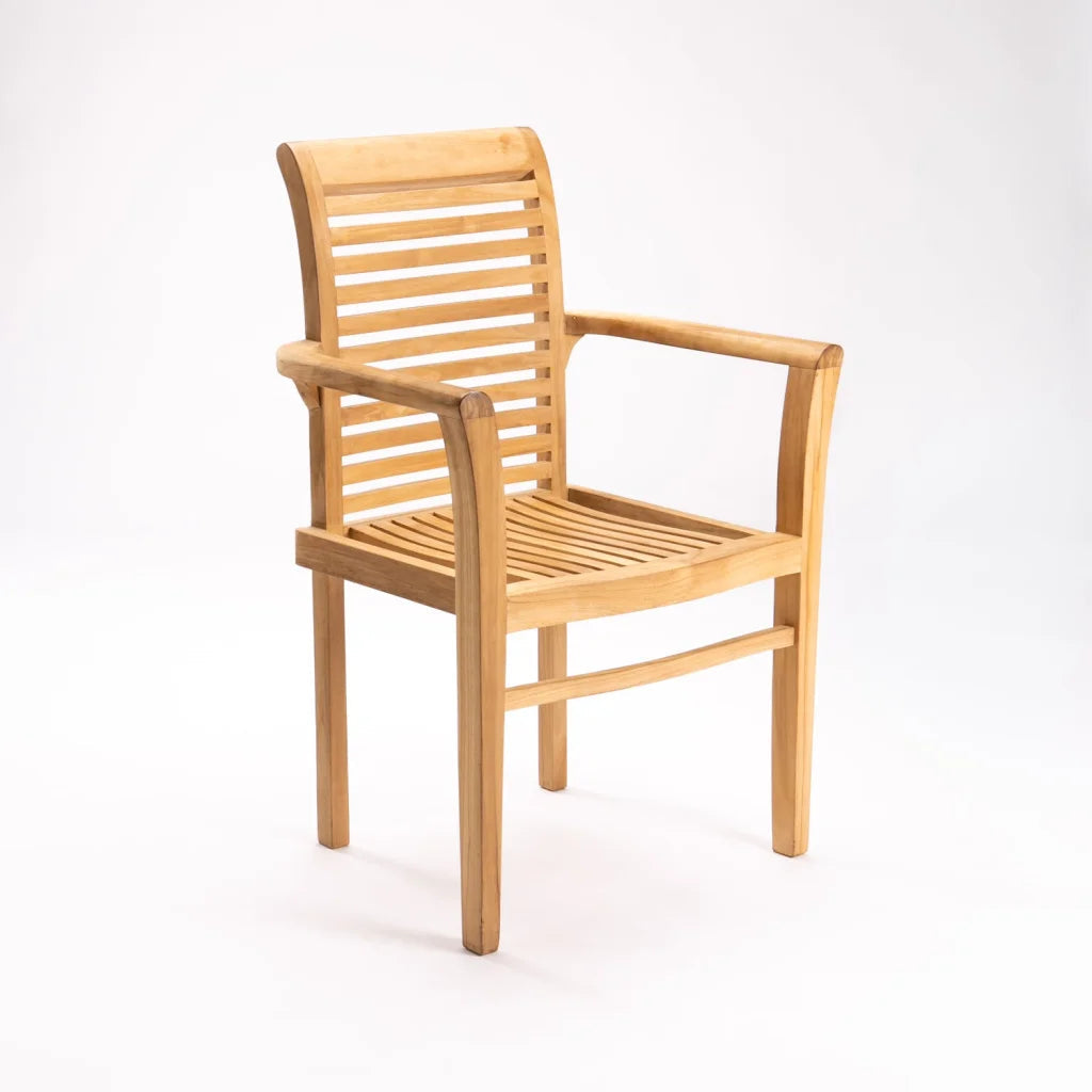 Paris Teak Stacking Chair