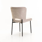 Jeanny Fabric Dining Chair - Cream