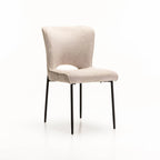 Jeanny Fabric Dining Chair - Cream