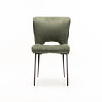Jeanny Fabric Dining Chair - Green
