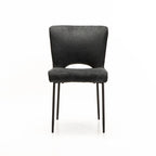 Jeanny Fabric Dining Chair - Grey