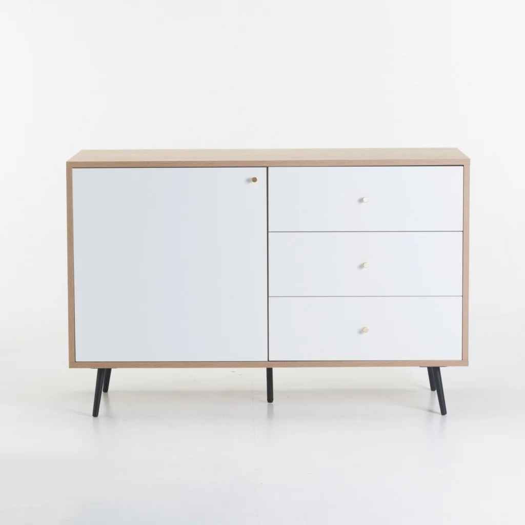 Markini 1 Door 3 Drawer Sideboard