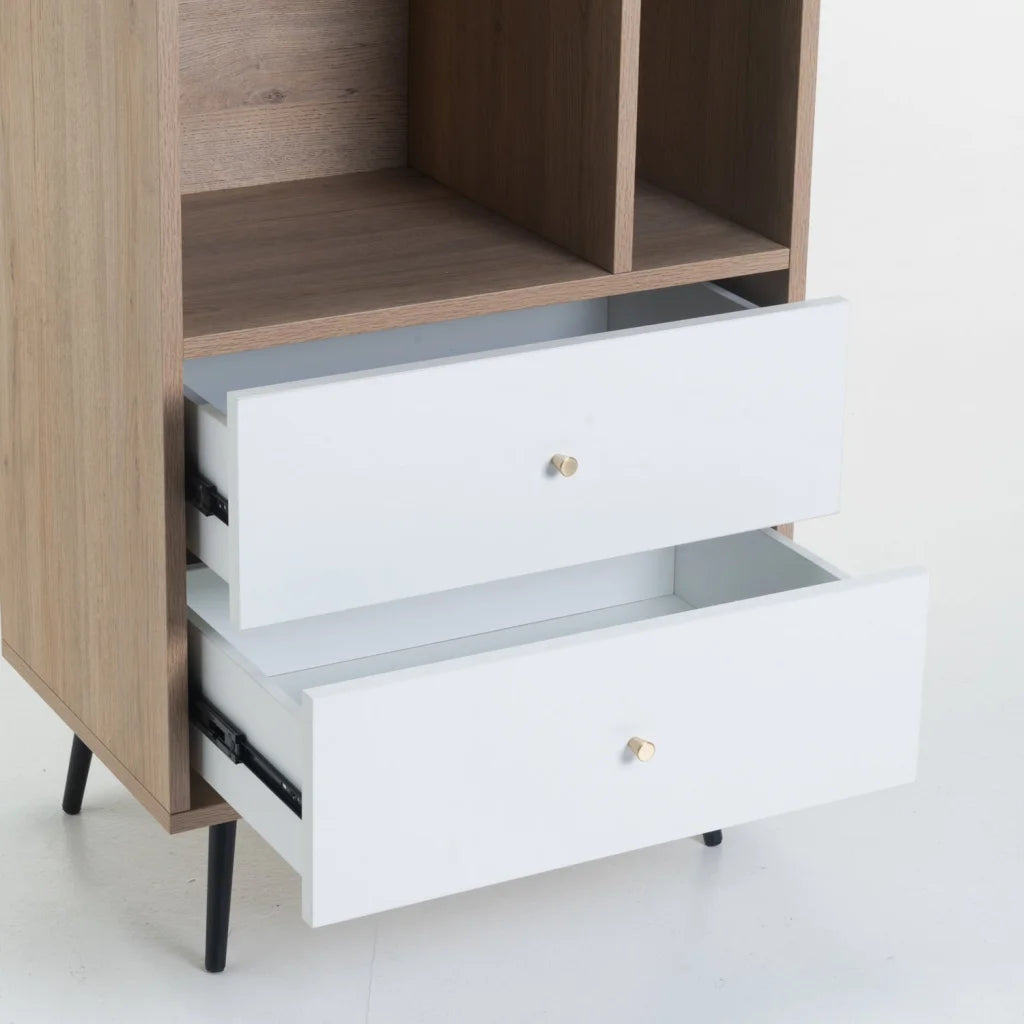 Momoza 2 Drawer Multi Shelf Unit
