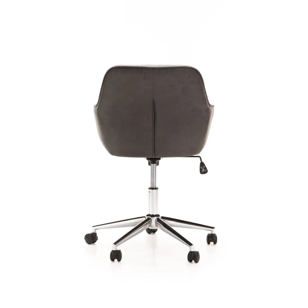 Grey Polyester Office Chair