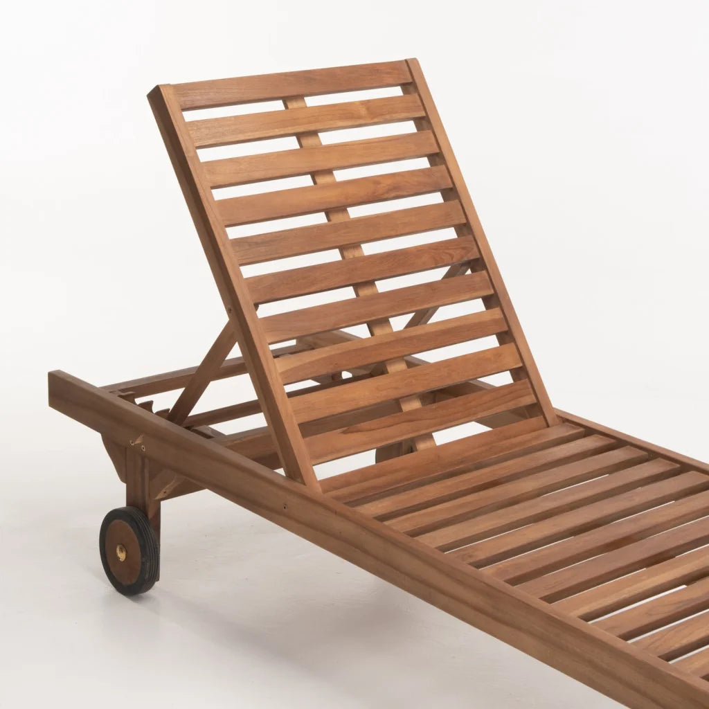 Solaris Teak Sun lounger