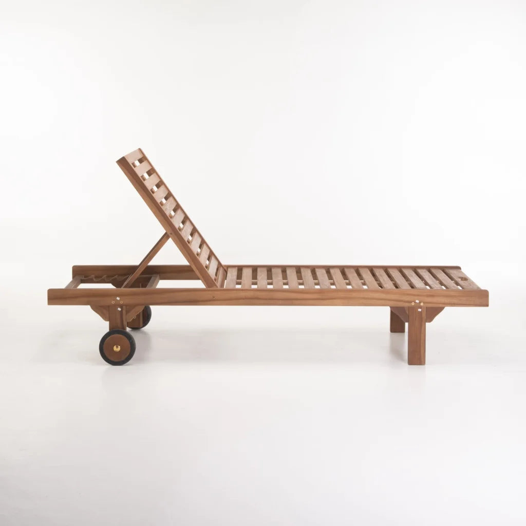 Solaris Teak Sun lounger