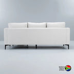 Haben Fabric Corner Chaise - Cream