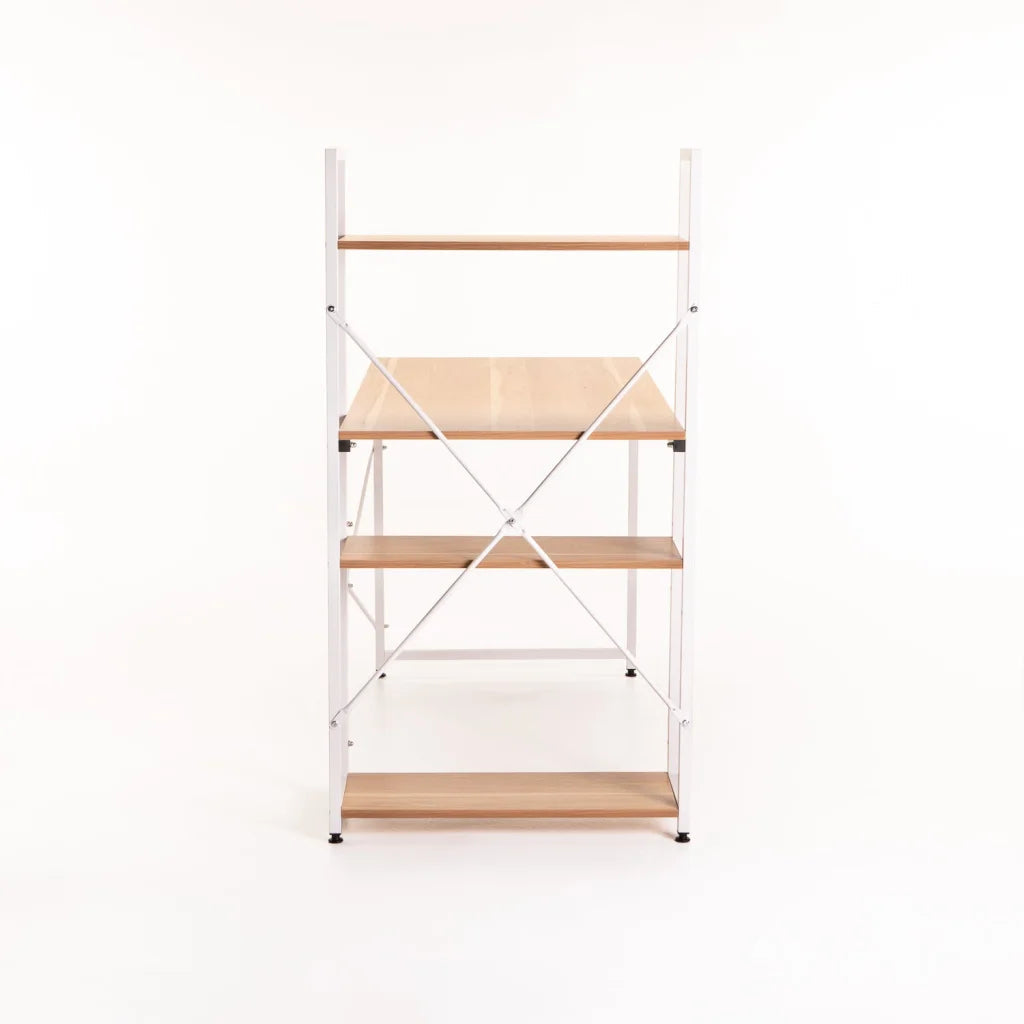 Eydis 120cm Desk With Shelf - Beech