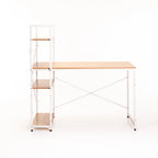 Eydis 120cm Desk With Shelf - Beech