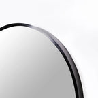 Naisha Round Mirror - Black 50cm