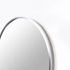 Naisha Round Mirror - Silver 80cm