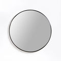 Naisha Round Mirror - Black 80cm