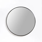 Naisha Round Mirror - Black 80cm