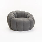 Zansi Fleece Fabric Chair - Grey