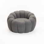 Zansi Fleece Fabric Chair - Grey