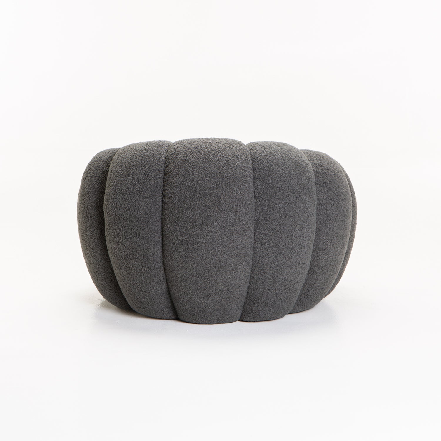 Zansi Fleece Fabric Chair - Grey