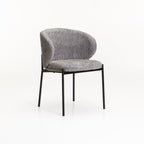 Lukie Fabric Dining Chair - Grey