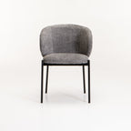 Lukie Fabric Dining Chair - Grey