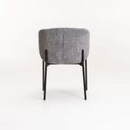 Lukie Fabric Dining Chair - Grey