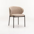 Lukie Fabric Dining Chair - Stone