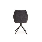 Dinny Deluxe Velvet Dining Chair - Grey