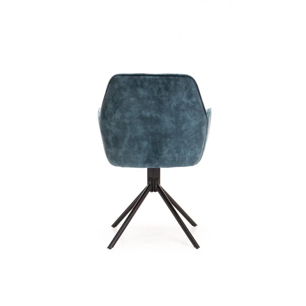 Dinny Deluxe Velvet Dining Chair - Teal