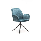Dinny Deluxe Velvet Dining Chair - Teal