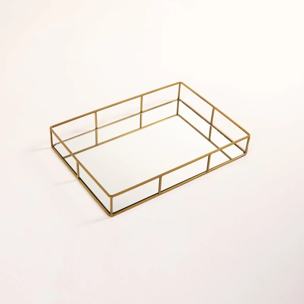 Adonis Rectangle Mirror Tray