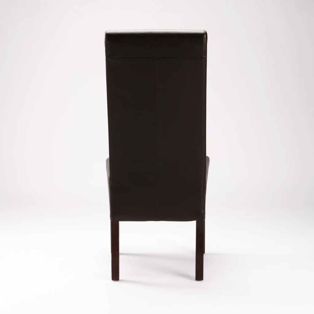 Koda Leather Touch Dining Chair - Litchi Brown