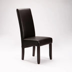 Koda Leather Touch Dining Chair - Litchi Brown
