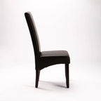 Koda Leather Touch Dining Chair - Litchi Brown