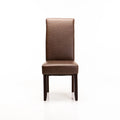 Koda Leather Touch Dining Chair - Walnut
