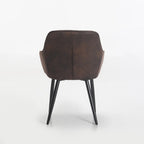 Decorotika Fabric Dining Chair - Brown