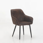 Decorotika Fabric Dining Chair - Brown