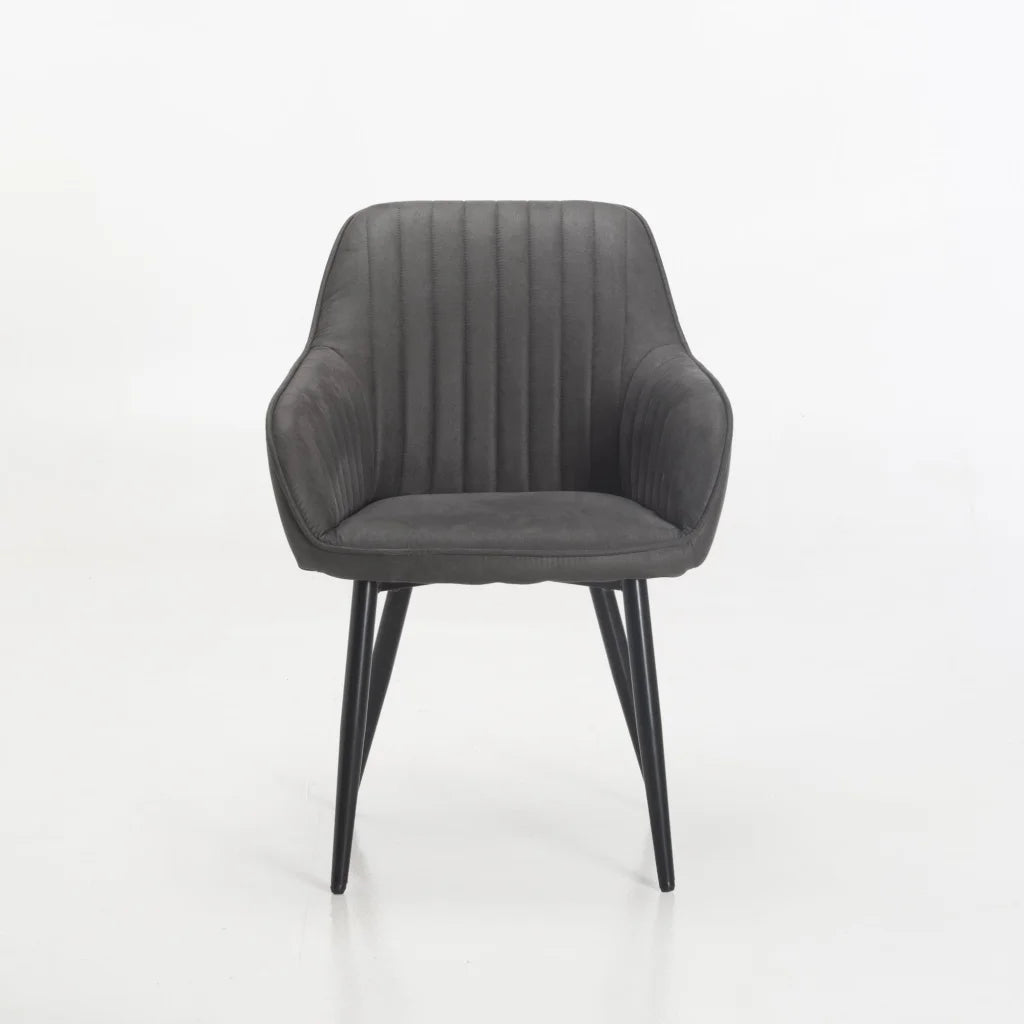 Decorotika Fabric Dining Chair - Grey