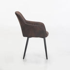 Decorotika Fabric Dining Chair - Brown