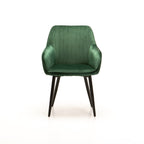 Decorotika Velvet Dining Chair - Green