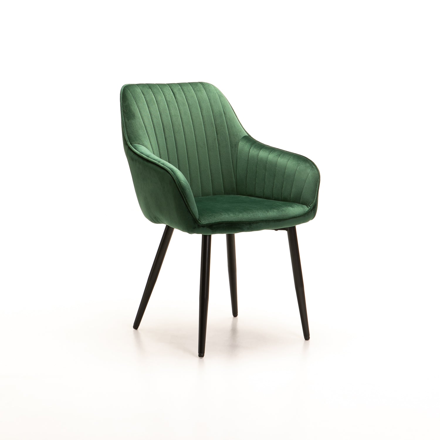 Decorotika Velvet Dining Chair - Green