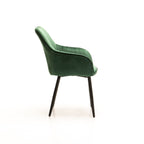 Decorotika Velvet Dining Chair - Green