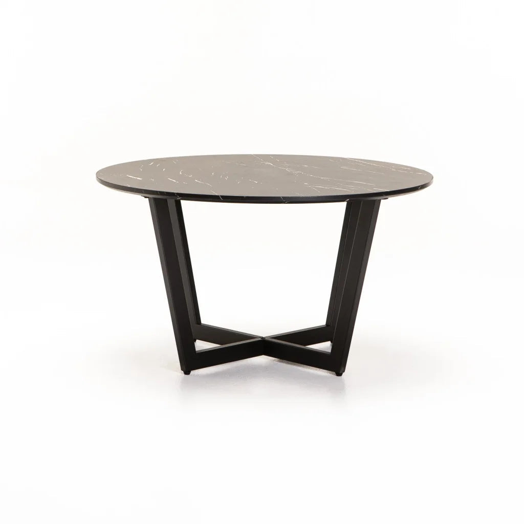 Aitzber Round Coffee Table - Black