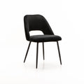 Tee Velvet Dining Chair - Black