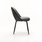 Tee Velvet Dining Chair - Grey