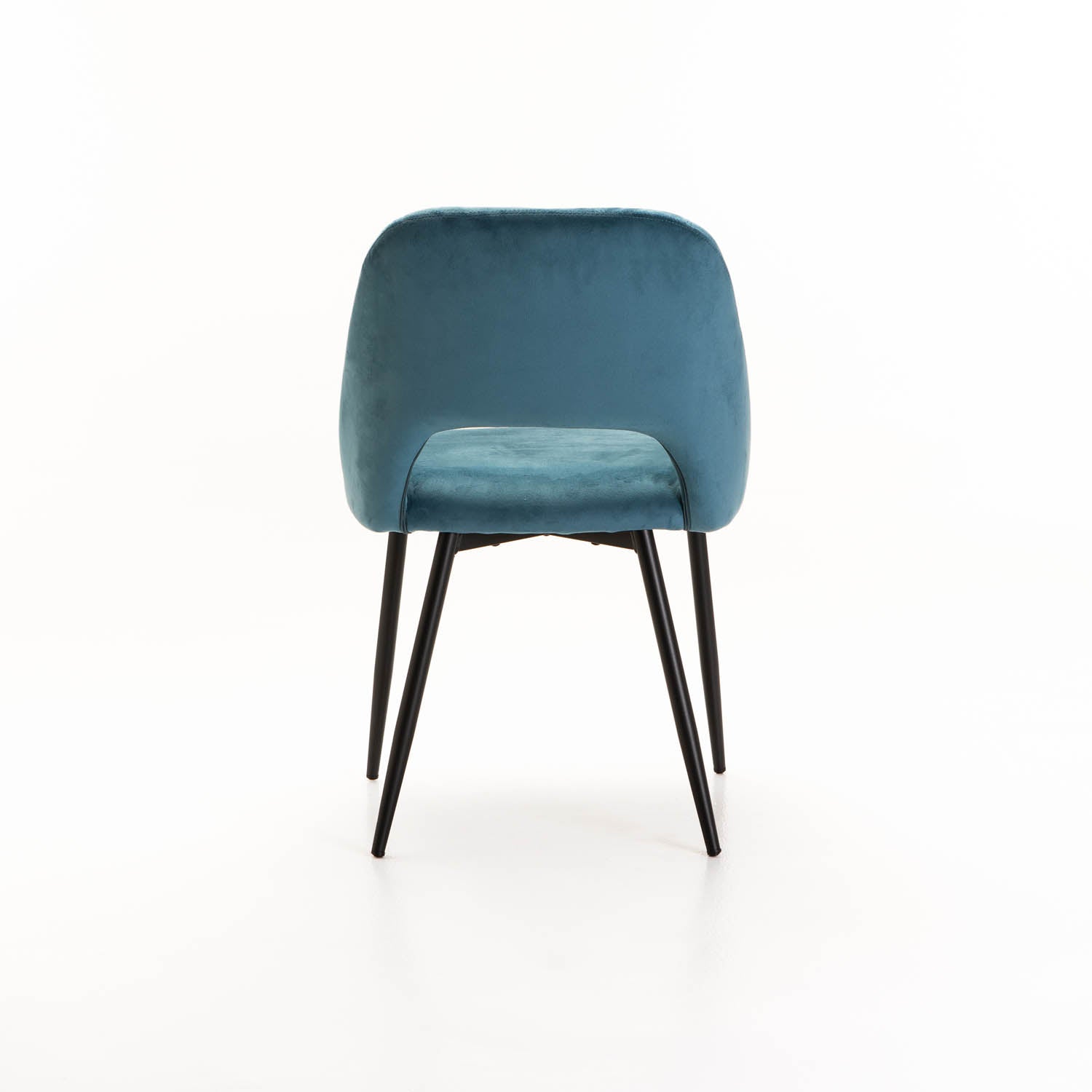 Tee Velvet Dining Chair - Blue