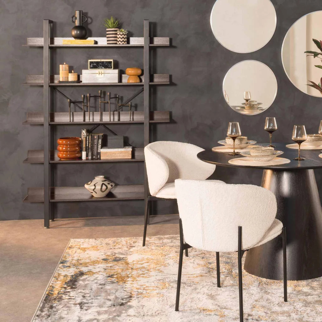 Deedza 5 Shelf Unit - Black