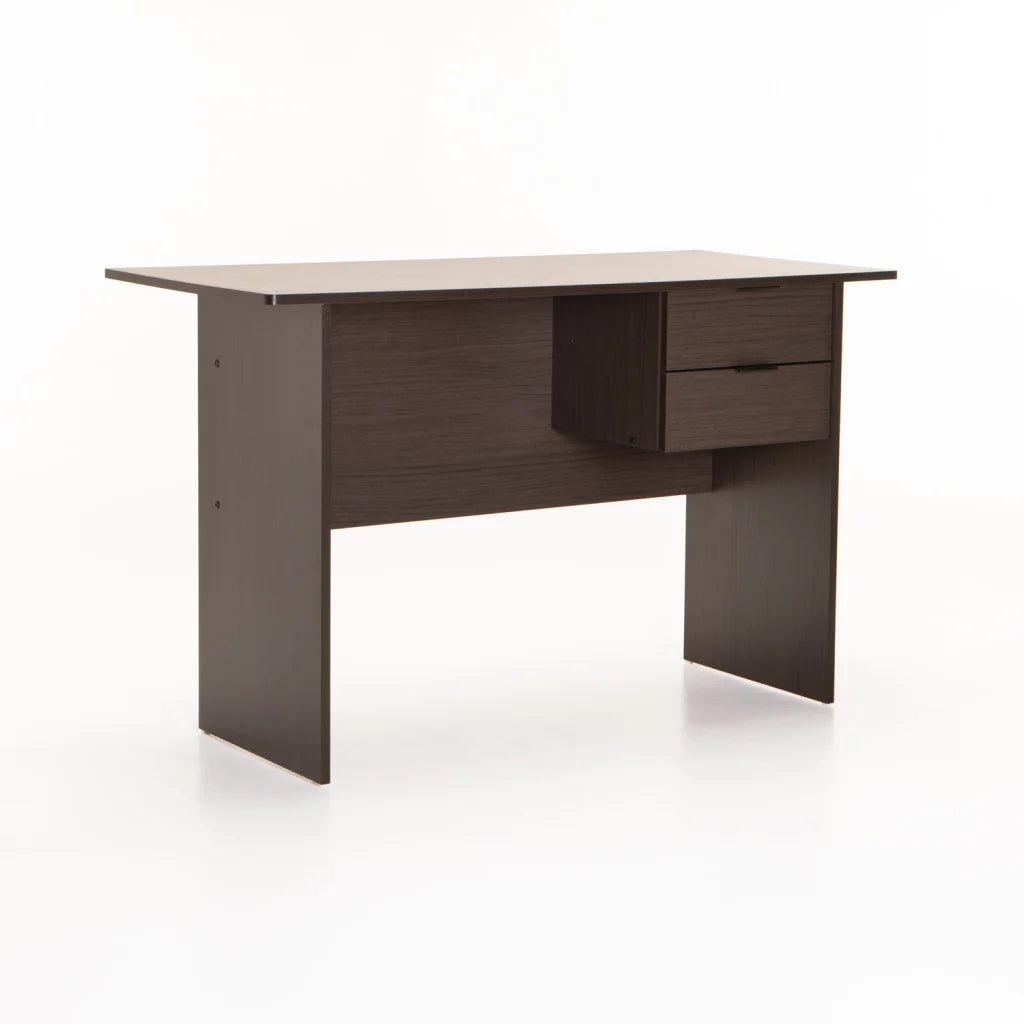 Keir 120cm 2 Drawer Desk - Wenge