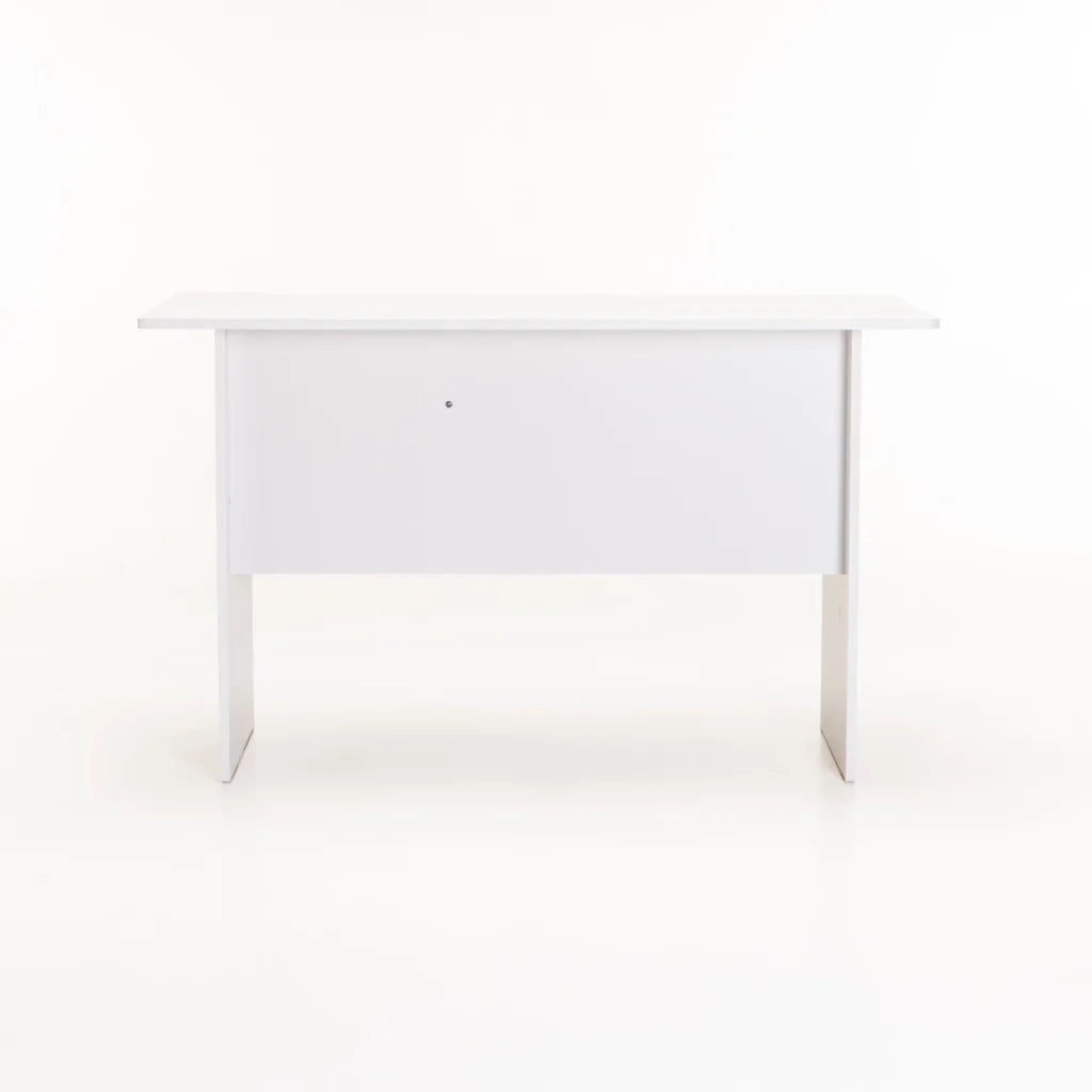 Keir 120cm 2 Drawer Desk - White