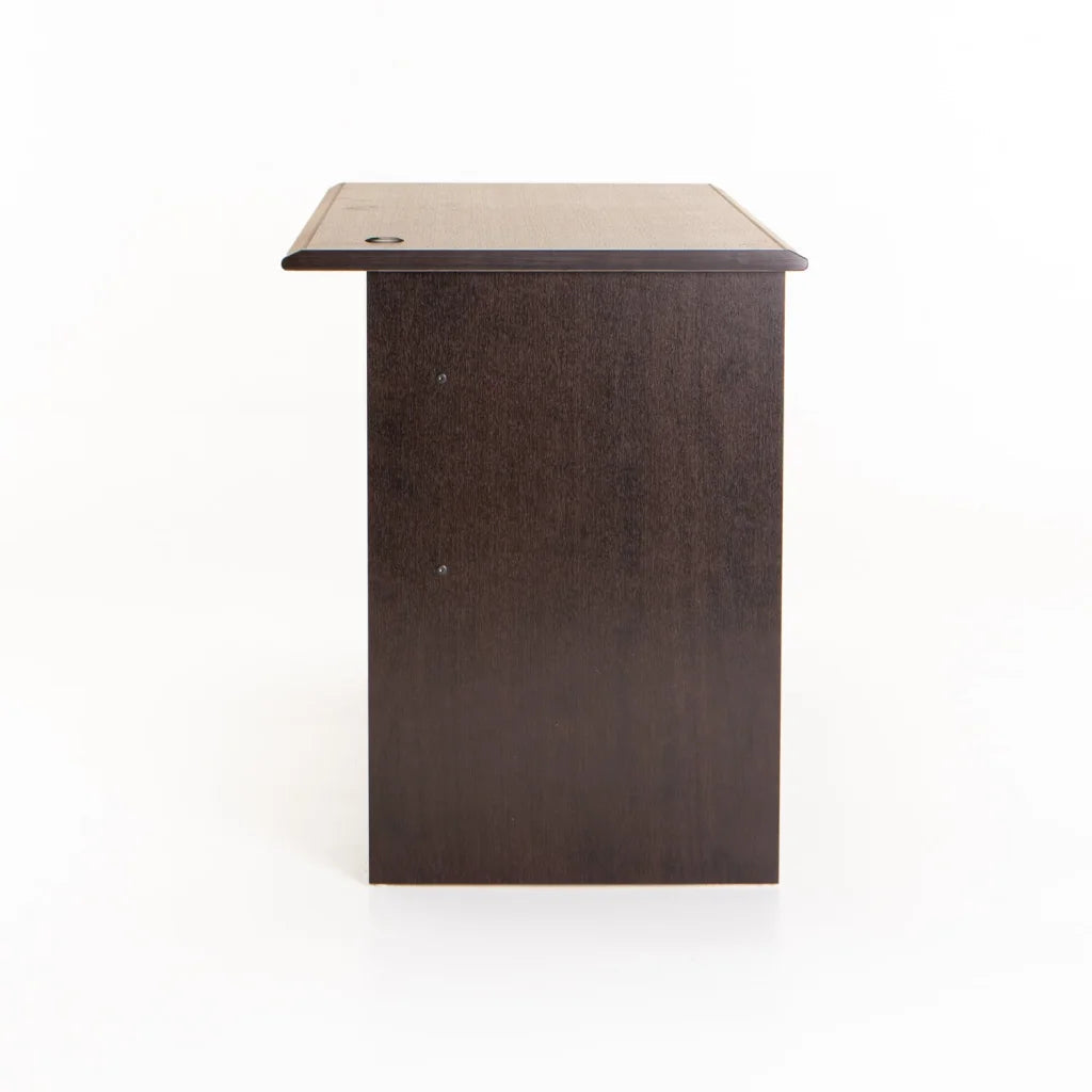 Keir 120cm Deluxe 3 Drawer Desk - Wenge