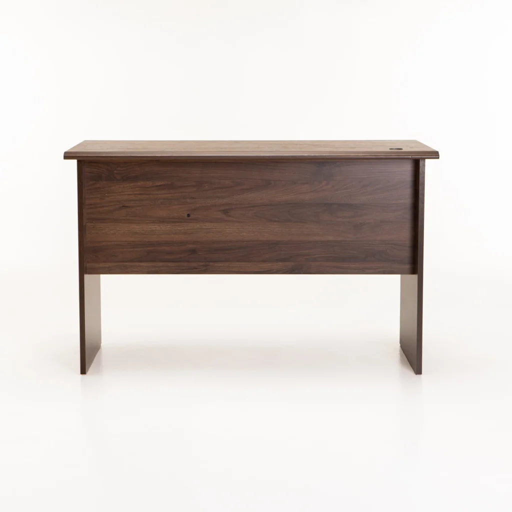 Keir 120cm Deluxe 3 Drawer Desk - Walnut